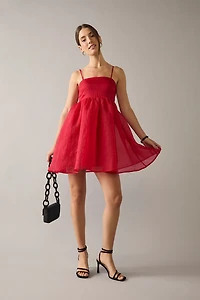 Roxie Bow Back Babydoll Mini Dress