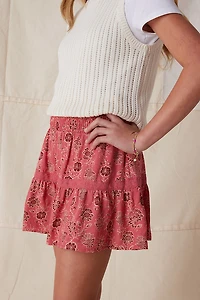 Hello Franki Smocked Tiered Skort for girls