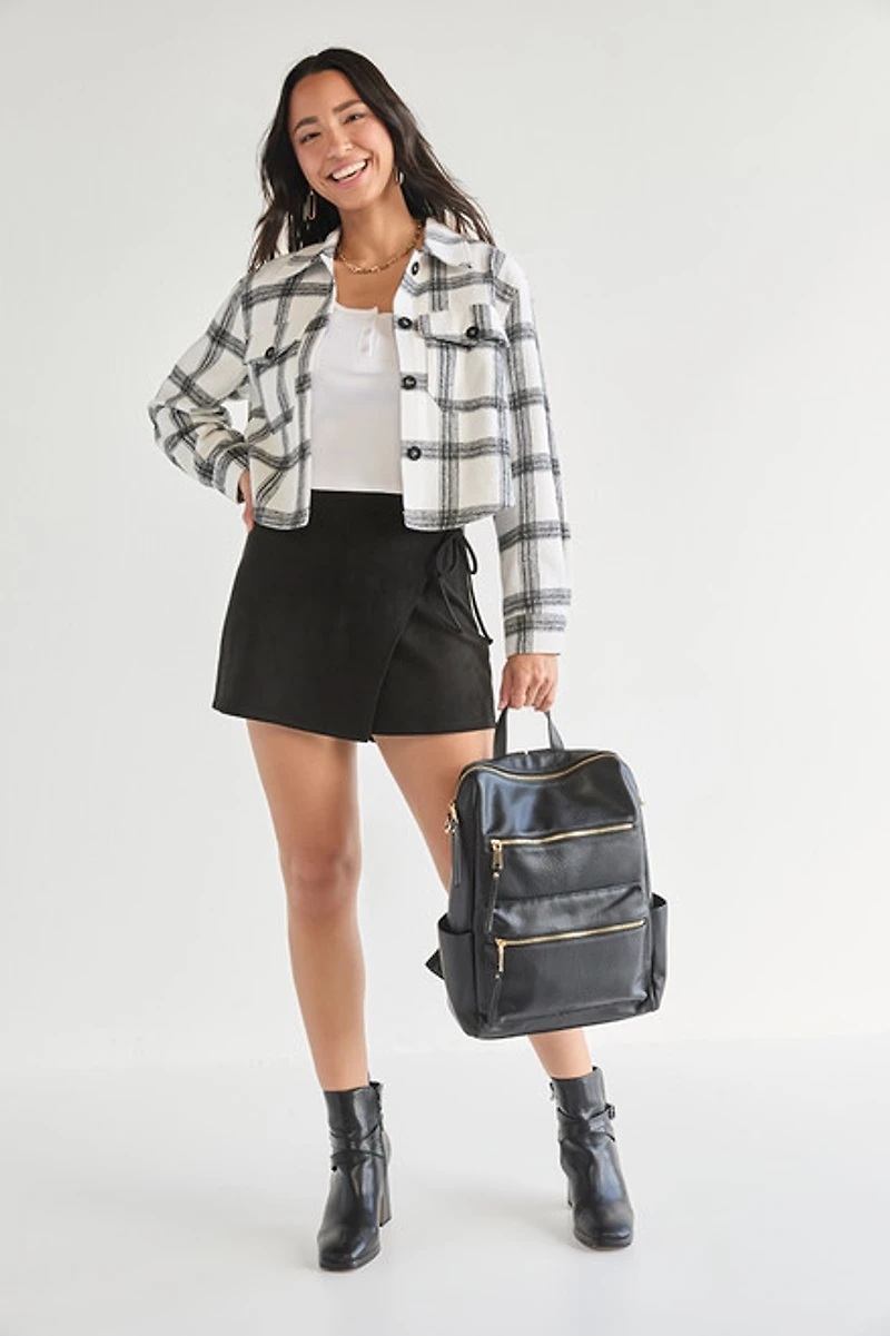 Tara Henley Rib Knit Tank Top