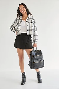 Tara Henley Rib Knit Tank Top