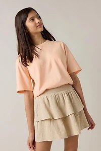 Hello Franki Mira Smock Gauze Tiered Skort for girls