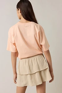 Hello Franki Mira Smock Gauze Tiered Skort for girls