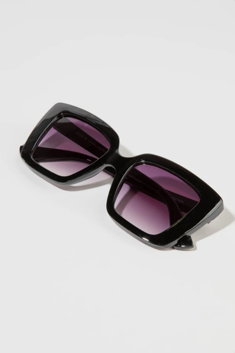 Sophie Oversized Thick Square Sunglasses