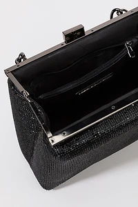 Stella Rhinestone Chain Strap Clutch Handbag