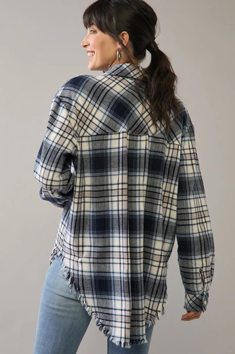 Kimmie Plaid Button Down Shirt
