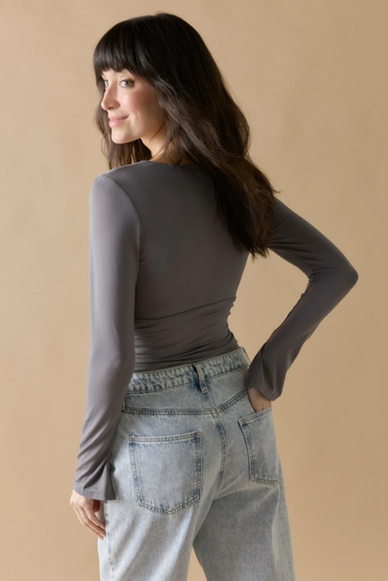 Deedee V Neck Bodysuit