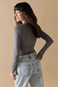 Deedee V Neck Bodysuit