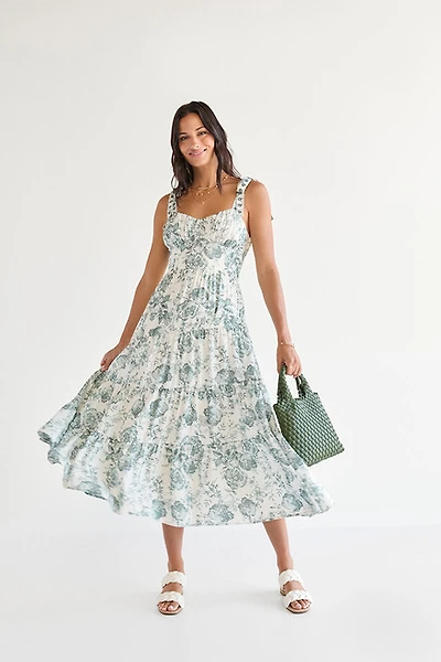 Martina Floral Midi Dress