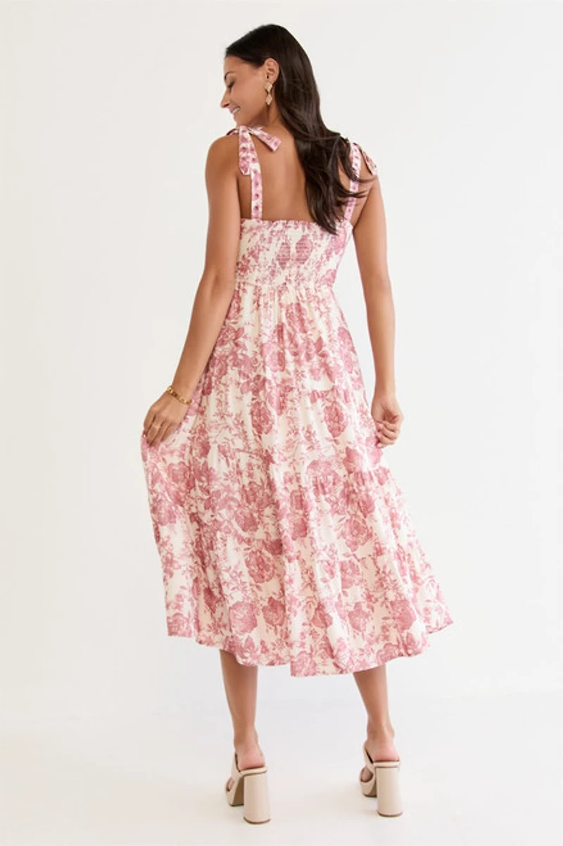 Martina Floral Midi Dress