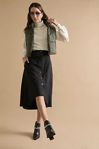 Lea Nylon Puffer Vest