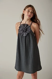 Hello Franki Rosette Tank Dress for Girls
