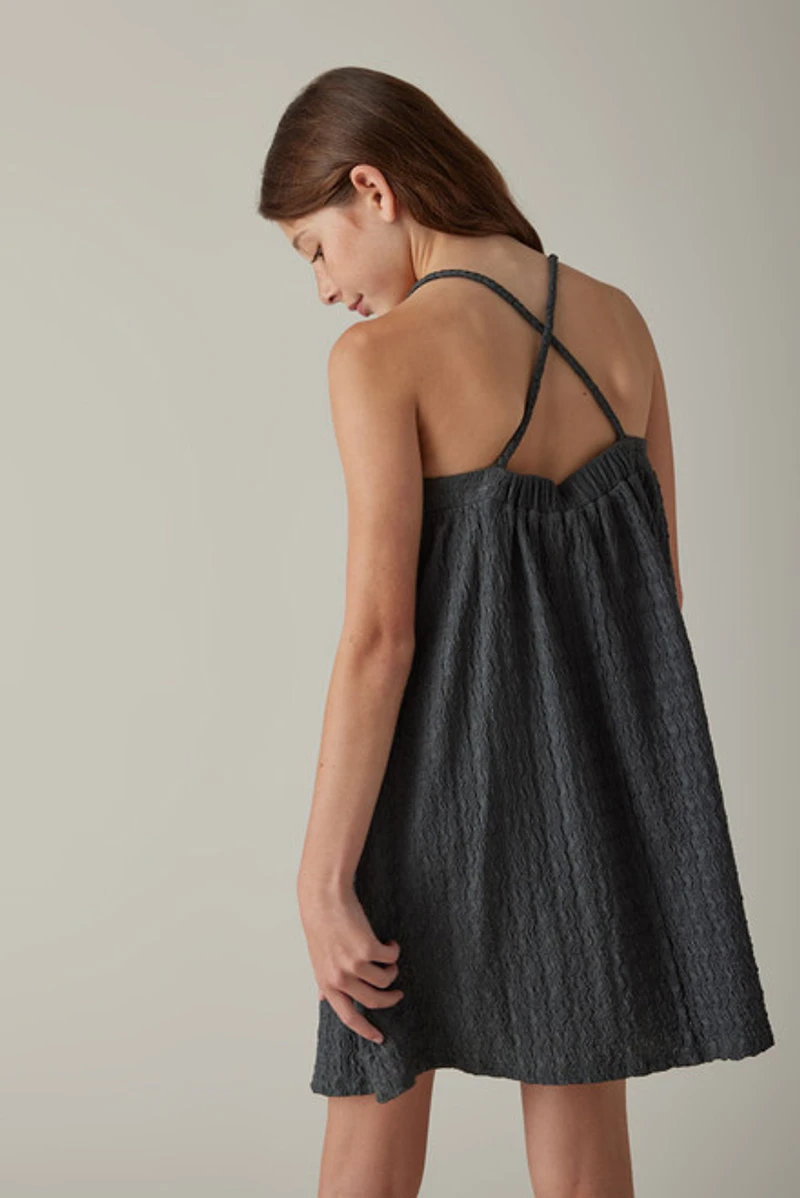 Hello Franki Rosette Tank Dress for Girls