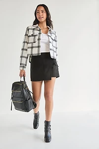 Miranda Faux Suede Skort