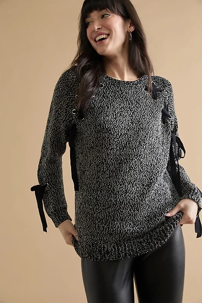 Galilea Lace Up Pullover