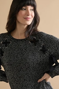 Galilea Lace Up Pullover