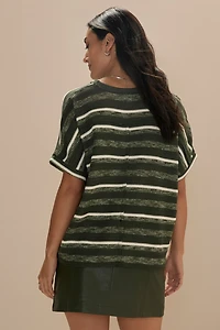 Parris Stripe Dolman Top