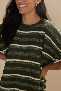 Parris Stripe Dolman Top