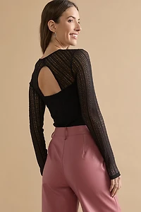 Elenora Lace Knit Bodysuit