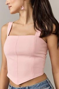 Kaylee Pointed Hem Corset Top