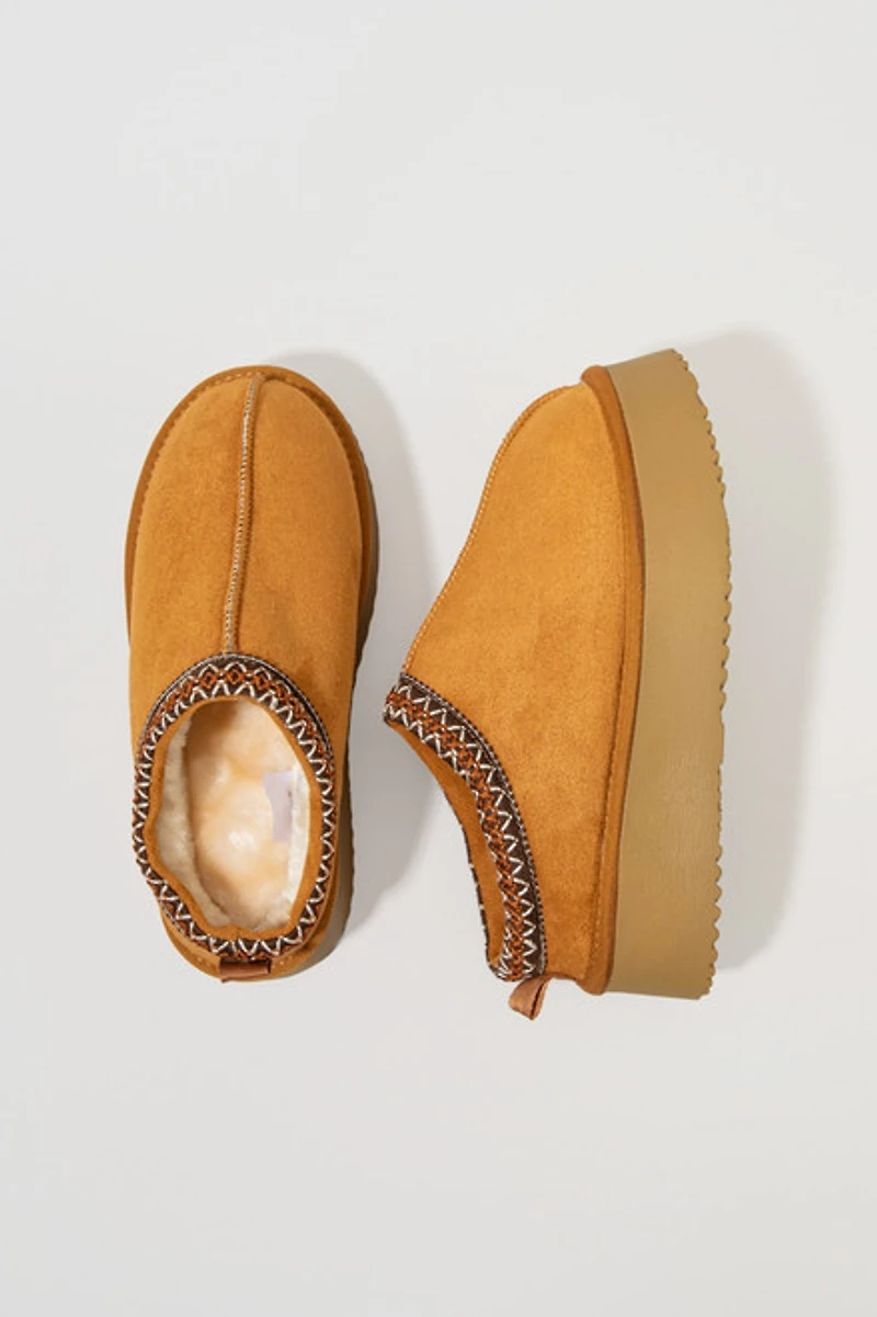 Sonya Cozy Platform Slippers