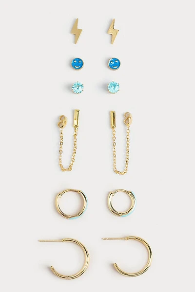 Hello Franki 6Pk Earring Set for girls