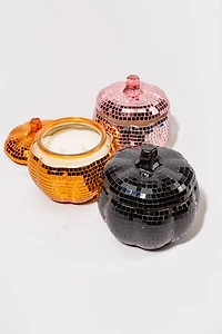 Sparkle Disco Pumpkin 12oz Double Wick Scented Candle