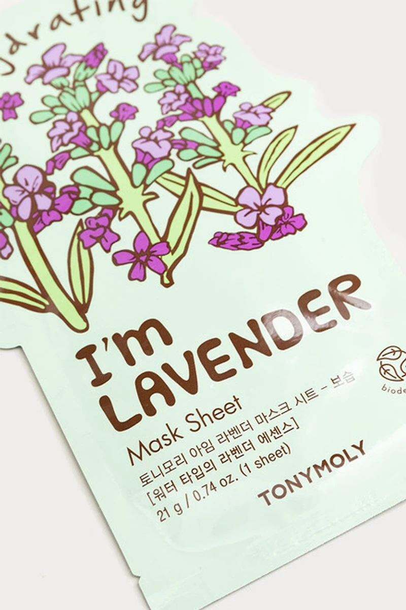 Hello Franki Tony Moly I Am Mask Sheet Lavender for girls