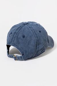 Judy Pink Bow Embroidered Baseball Hat