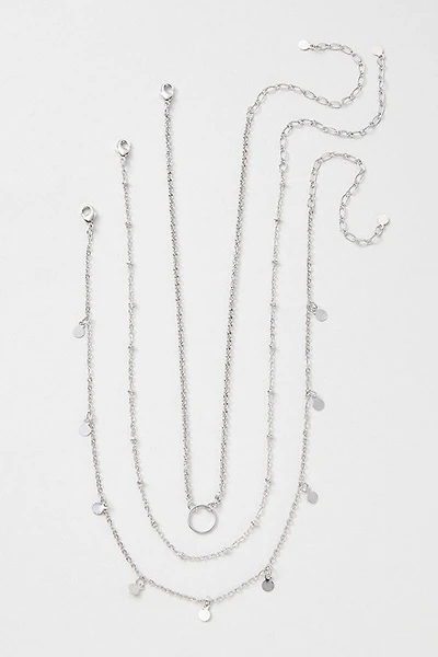 Hello Franki Circle Pendant Chain Silve for girls