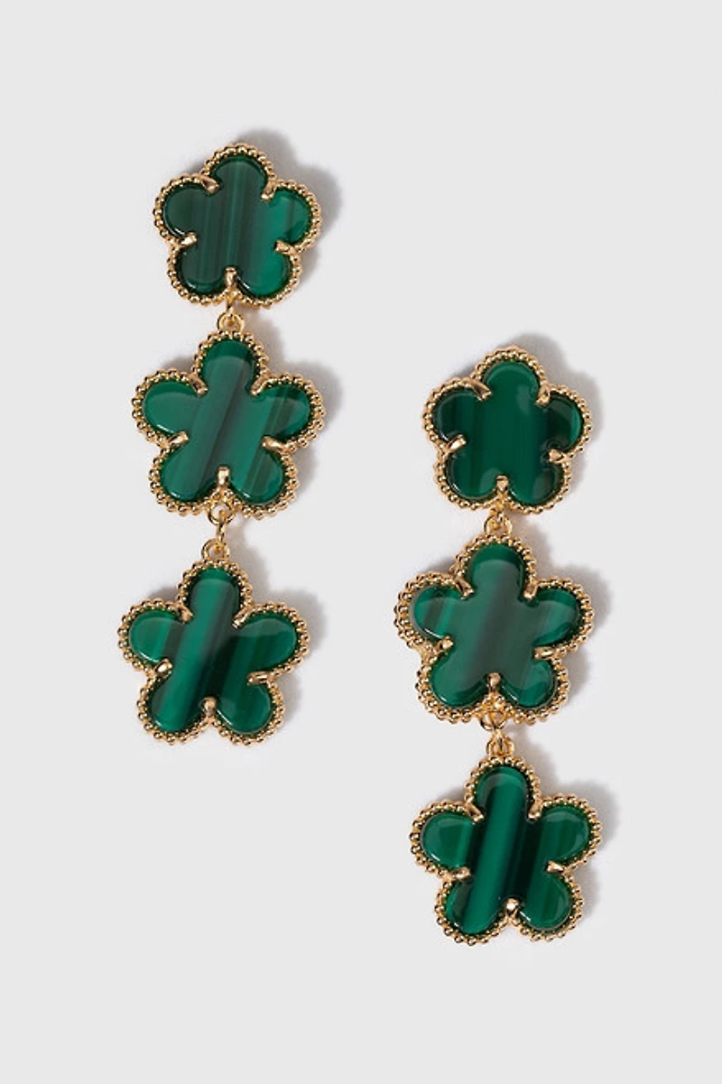 Stephania Flower Earrings