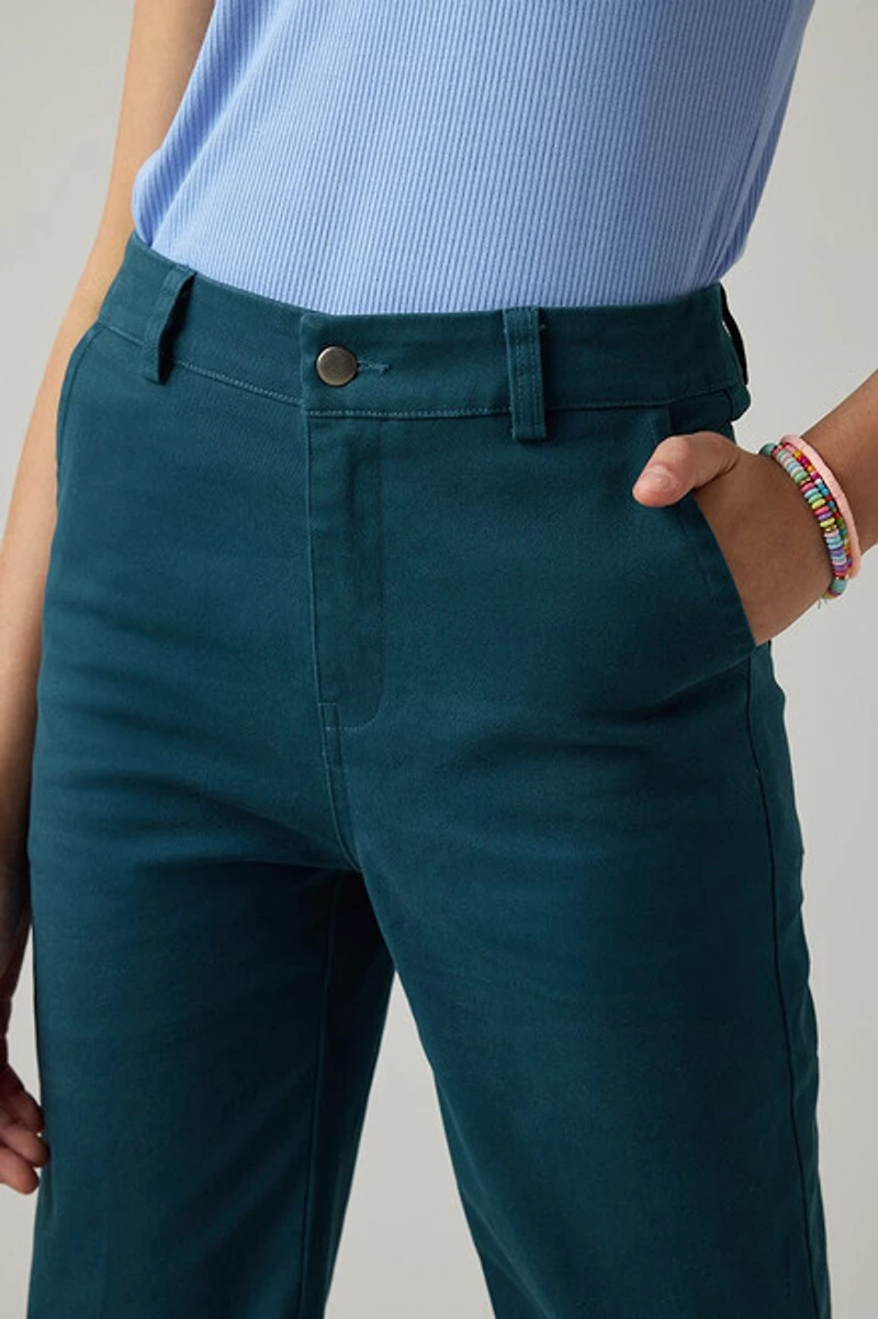 Hello Franki Wide Leg Crop Pant for girls