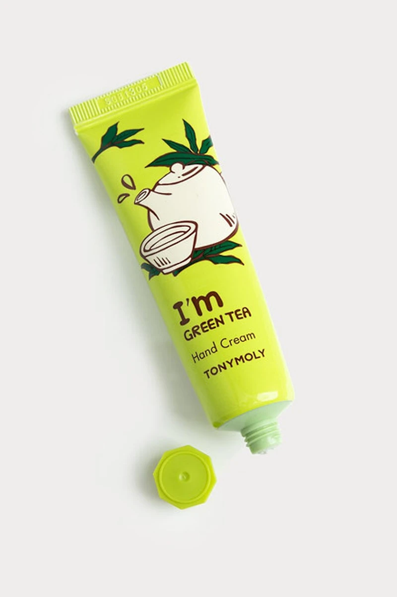 Hello Franki Tony Moly Im Green Tea Hand Cream for girls