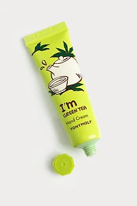 Hello Franki Tony Moly Im Green Tea Hand Cream for girls