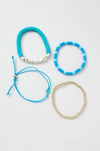 Hello Franki Blue Smile Braclet Set for girls