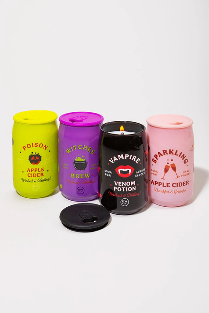 DW Home Soda Pop Sparkling Apple Cider 6oz Candle Jar