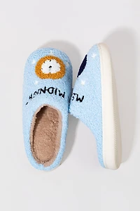 Meet Me At Midnight Fuzzy Slippers