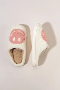 Jessie Smiley Fuzzy Slippers