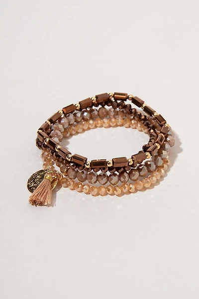 Cathy Beaded Glass Bracelet Set