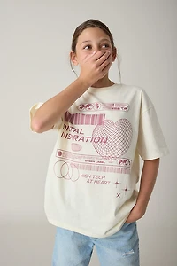 Hello Franki Fantasy Wasteland Oversized T- for Girls