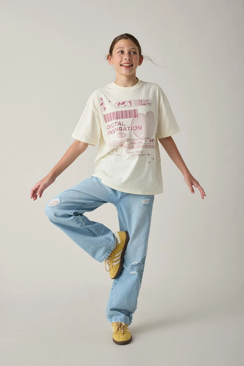 Hello Franki Fantasy Wasteland Oversized T- for Girls