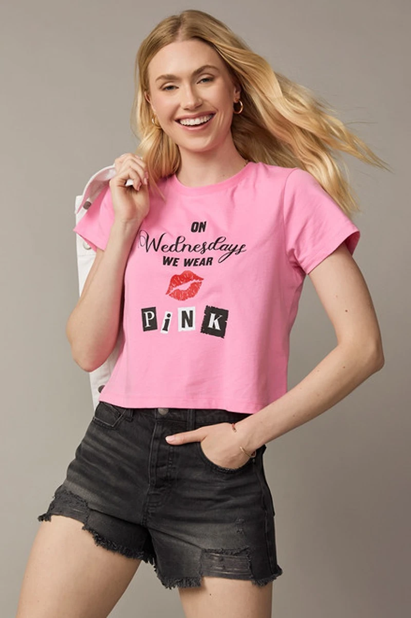 We Wear Pink Graphic Tee
