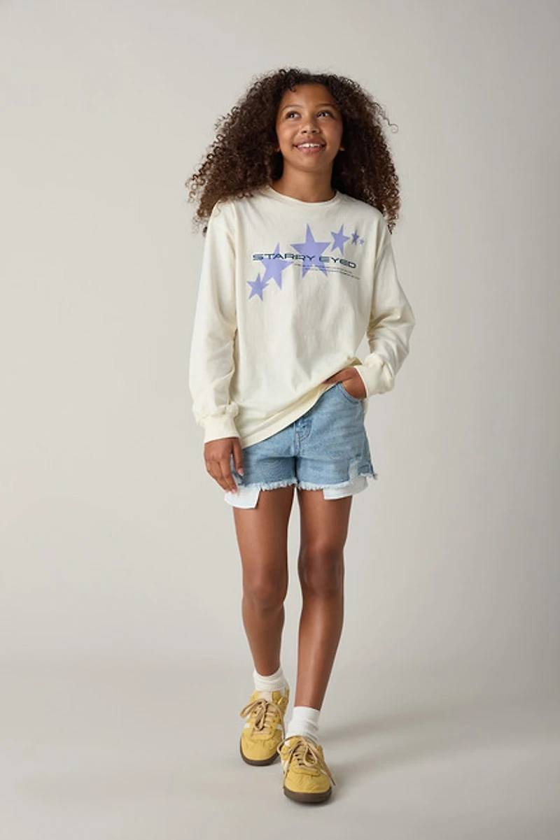 Hello Franki Starry Eyed Overized T-Shir for Girls