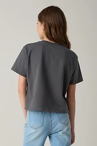Hello Franki Angel Wing Chest Hit Crop T for Girls