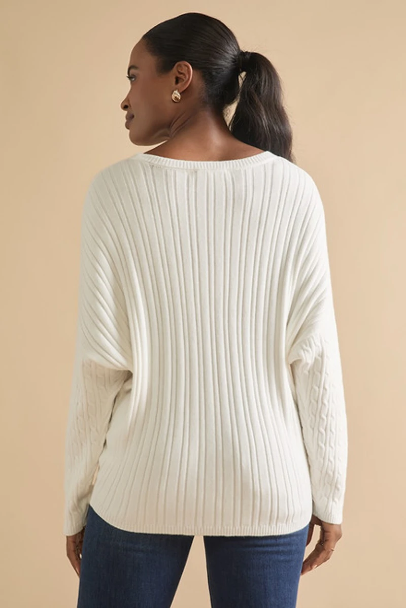 Antonia Long Sleeve Dolman Pullover Sweater