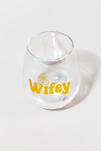 Wifey 22oz Stemless Wine Glass