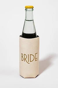Bride Gold Accent Skinny Bottle Cover