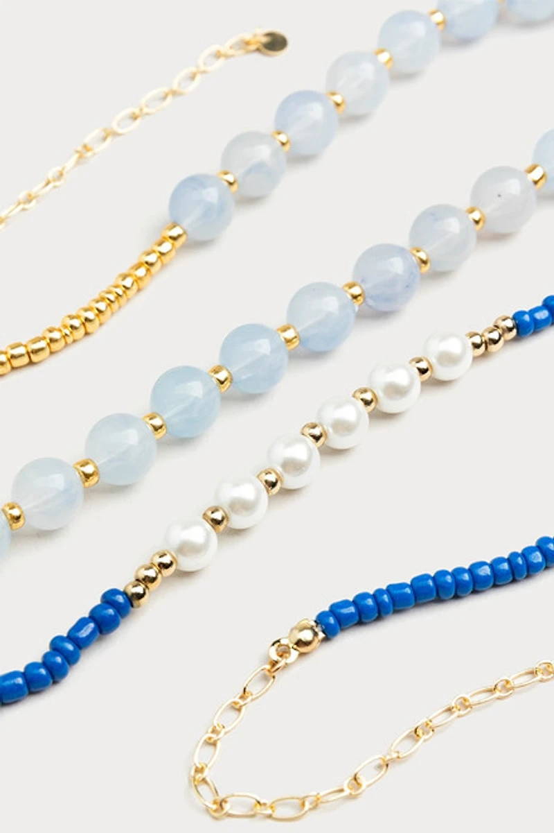 Hello Franki Beaded Necklace Duo for girls