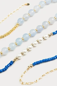Hello Franki Beaded Necklace Duo for girls