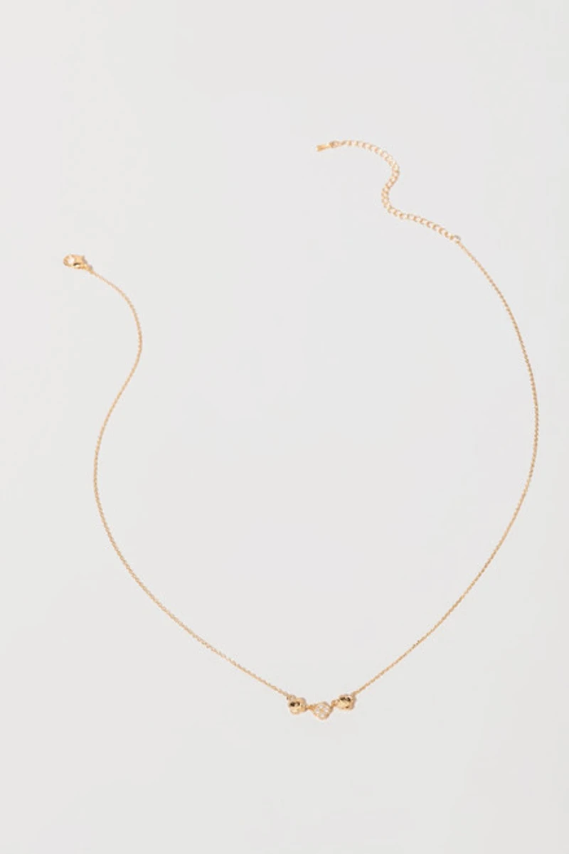 Kara Small Crystal Pendant Necklace