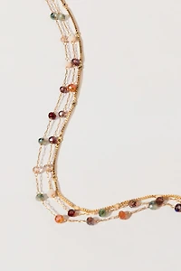 Minnie Layered Glass Bead Bracelet